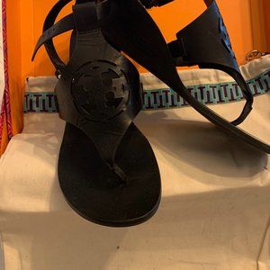 Tory Burch Size 8 black Sandals